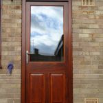 Accoya stained high performance door